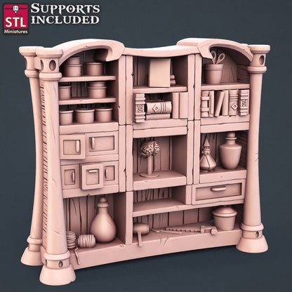 Embalmer NPC Set | Tabletop Scale | D&D TTRPG Miniature | STL Miniatures