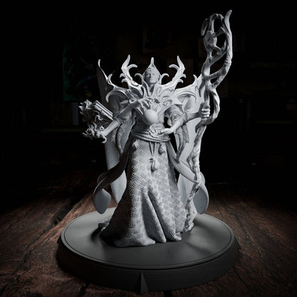 Alastor Bermoth, Wizard Genie Feylord | Tabletop or Display Scale | TTRPG D&D Miniature | Cripta Studios