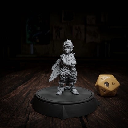 Filena, Captured Fairy | Tabletop or Display Scale | TTRPG D&D Miniature | Cripta Studios