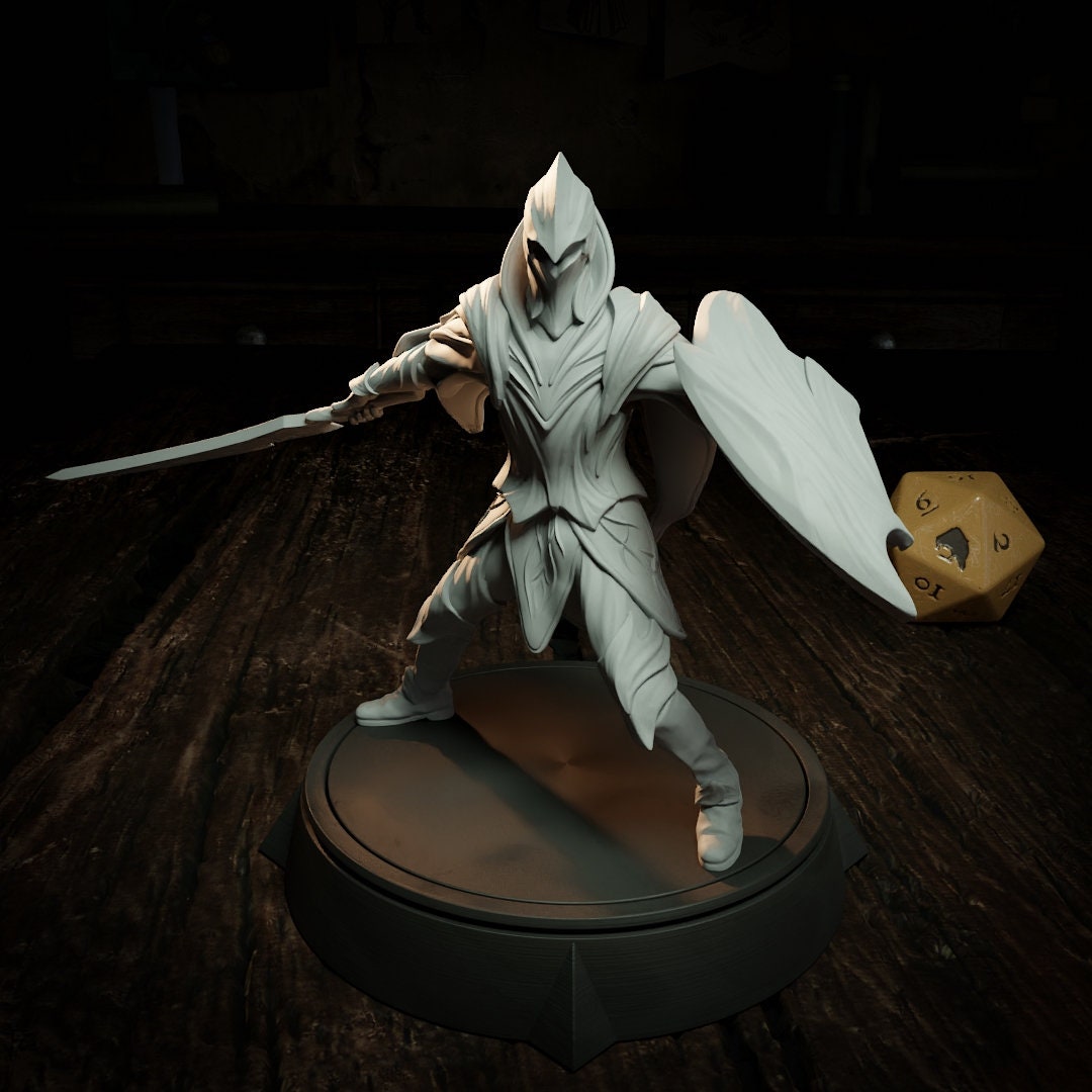 Elven Soldiers | Tabletop Scale | TTRPG D&D Miniature | Cripta Studios | Unpainted, Unplated Resin 8k