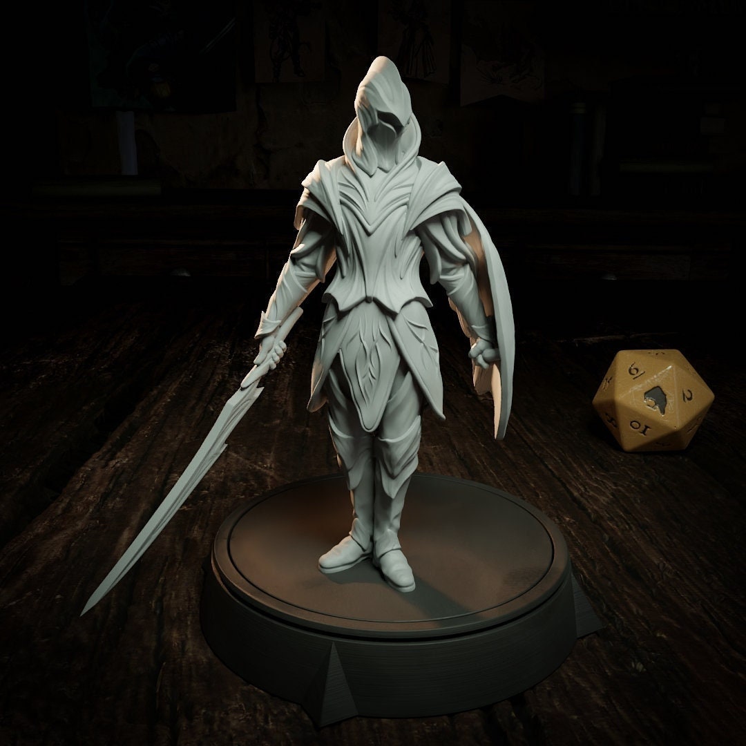 Elven Soldiers | Tabletop Scale | TTRPG D&D Miniature | Cripta Studios | Unpainted, Unplated Resin 8k