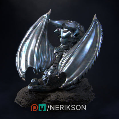 Kaida the Little Dragon | DISPLAY SCALE | D&D TTRPG Fantasy Miniature | Nerikson