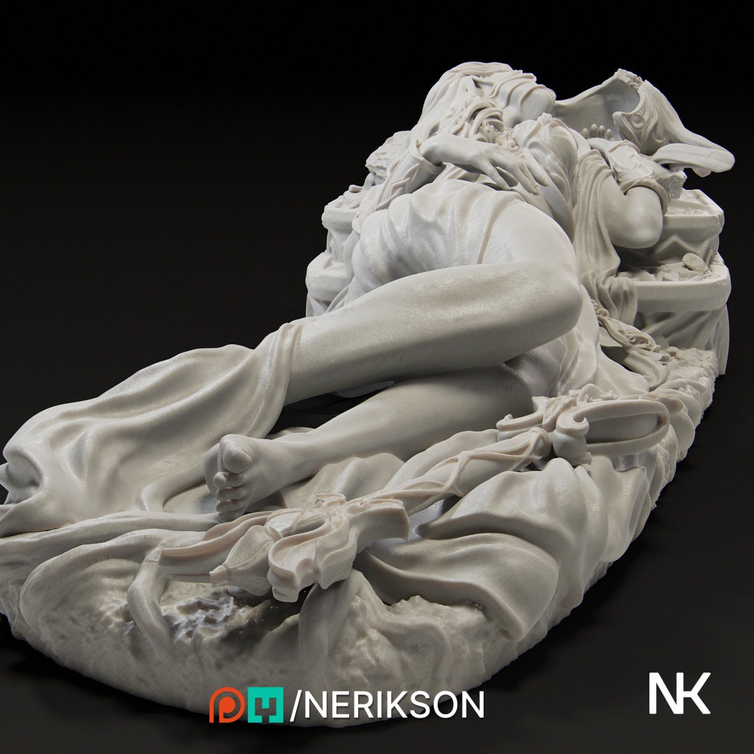 Light's End | Garage Resin Kit Statue | Fantasy Miniature for Painting | Nerikson