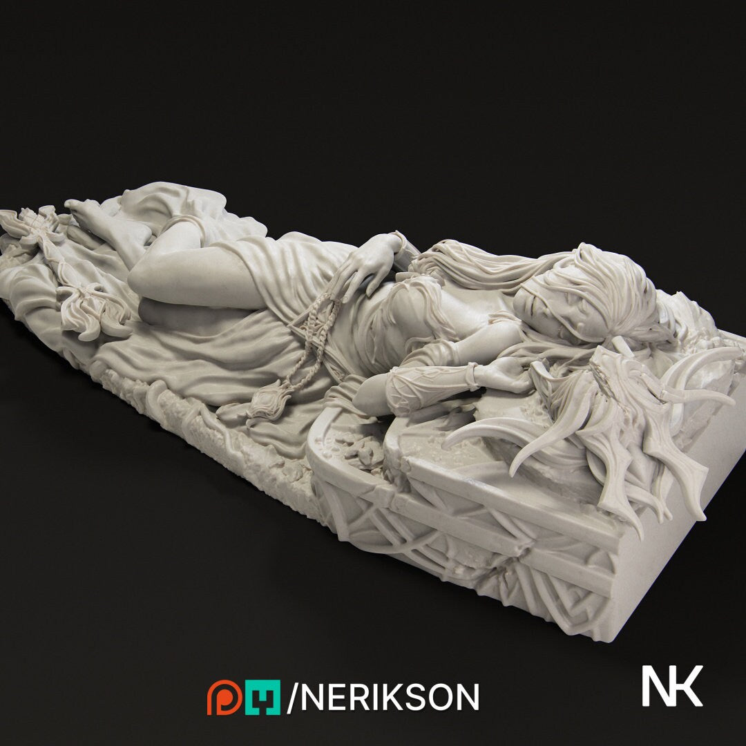 Light's End | Garage Resin Kit Statue | Fantasy Miniature for Painting | Nerikson