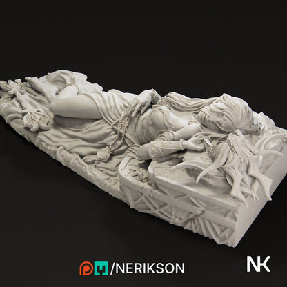 Light's End | Garage Resin Kit Statue | Fantasy Miniature for Painting | Nerikson