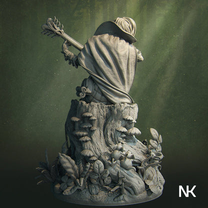 Lisa the Bard | Resin Garage Kit Sculpture D&D Fantasy Statue | Nerikson