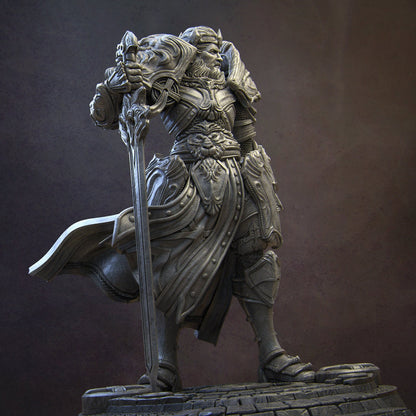 Itrek, Paladin of Dawn | Garage Resin Kit Statue | Nerikson