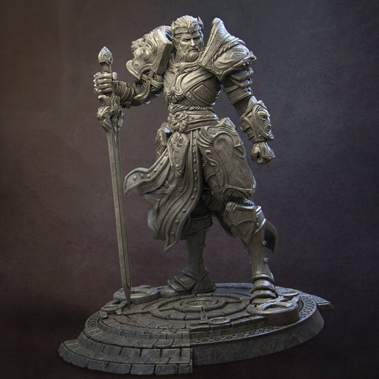 Itrek, Paladin of Dawn | Garage Resin Kit Statue | Nerikson