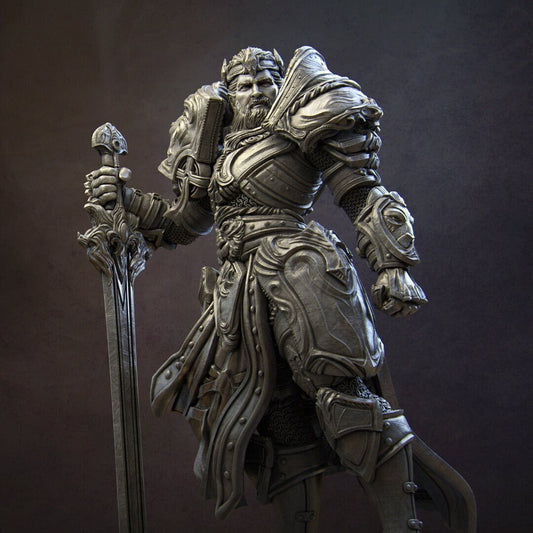 Itrek, Paladin of Dawn | Garage Resin Kit Statue | Nerikson