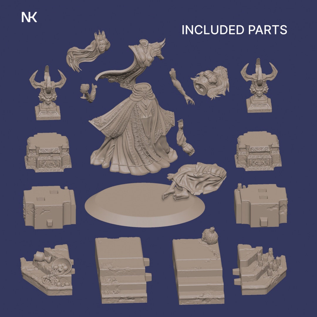 Youth Eternal | Garage Resin Kit Statue, Bust | Gothic Fantasy | Nerikson