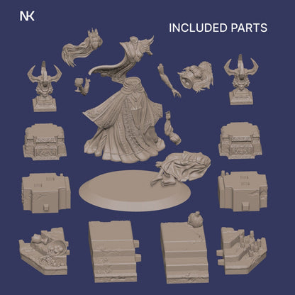 Youth Eternal | Garage Resin Kit Statue, Bust | Gothic Fantasy | Nerikson