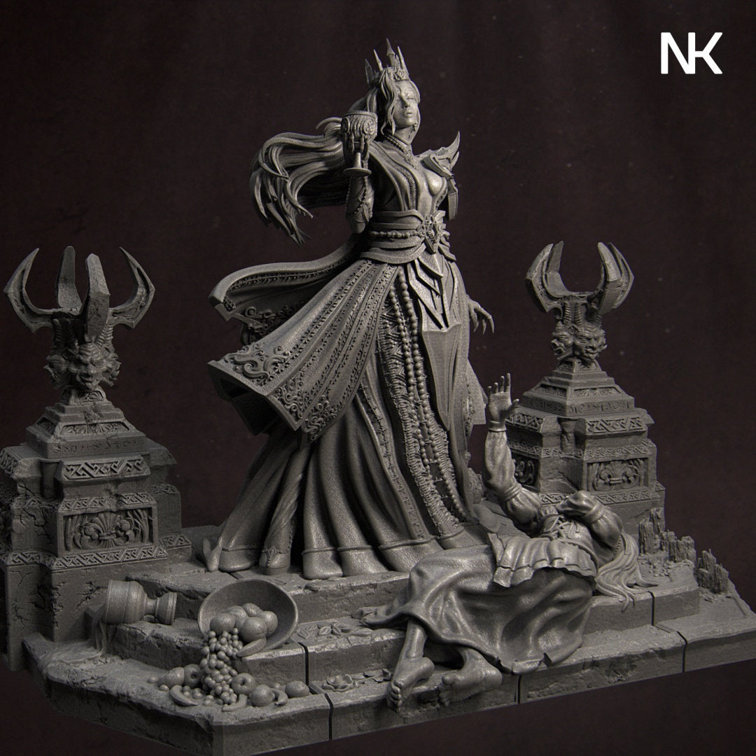 Youth Eternal | Garage Resin Kit Statue, Bust | Gothic Fantasy | Nerikson