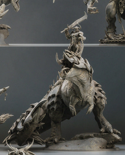 War, Horseman of the Apocalypse | TABLETOP SCALE | TTRPG Monster Miniature | Rescale Miniatures