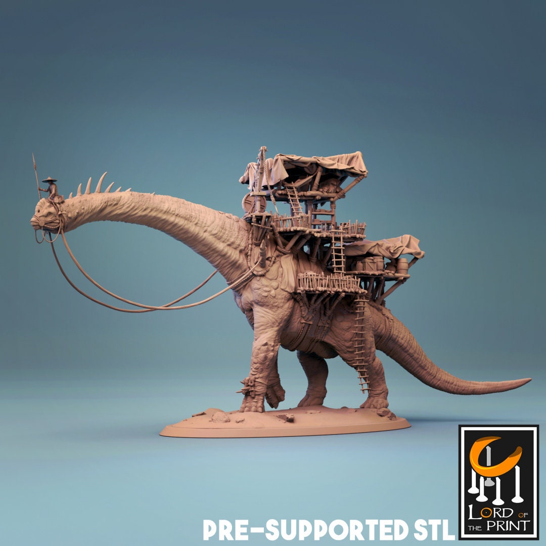 Brachiosaurus | TABLETOP SCALE | TTRPG Monster Dinosaur Miniature | Rescale Miniatures