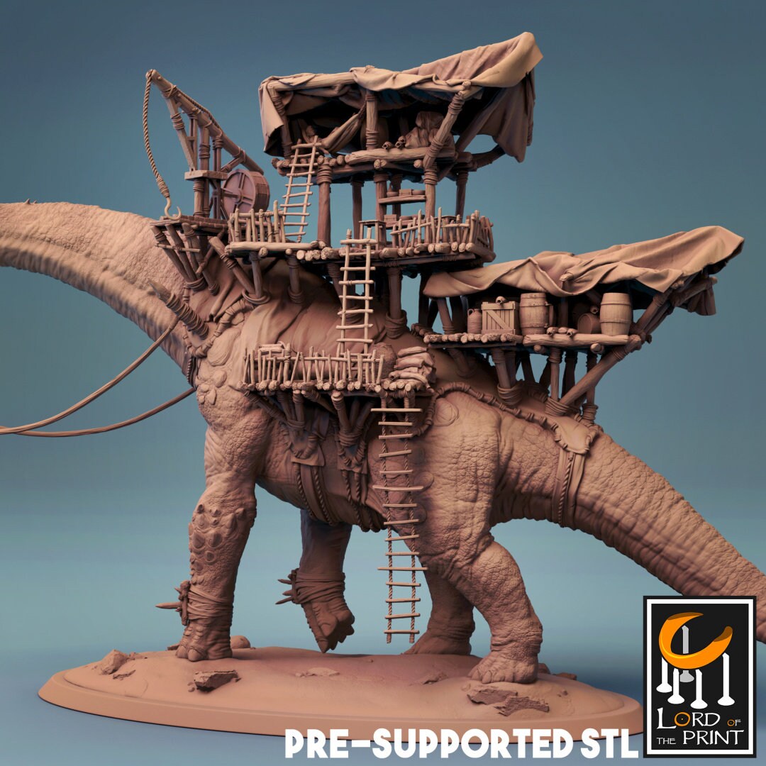 Brachiosaurus | TABLETOP SCALE | TTRPG Monster Dinosaur Miniature | Rescale Miniatures