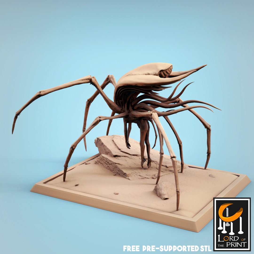 Alien Parasite | TABLETOP SCALE | TTRPG Monster Miniature | Rescale Miniatures