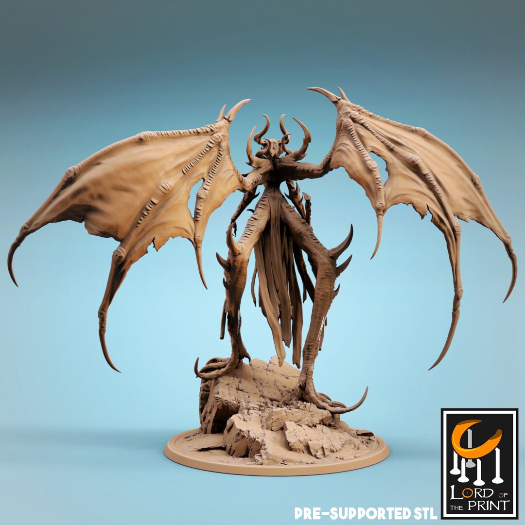 Demon Queen | TABLETOP SCALE | TTRPG Monster Miniature | Rescale Miniatures