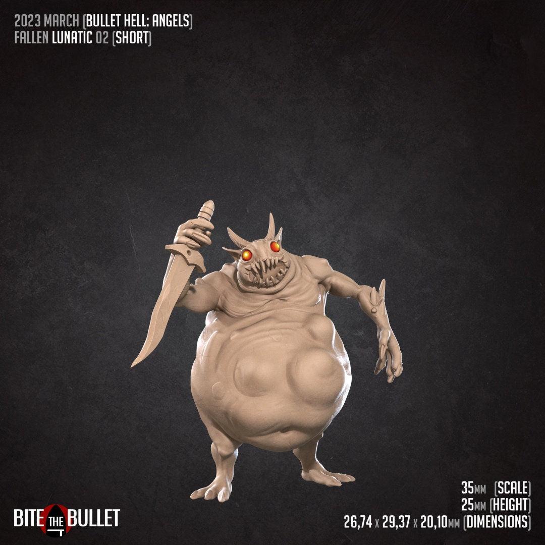 Fallen Lunatic | D&D TTRPG Miniature | Bite the Bullet