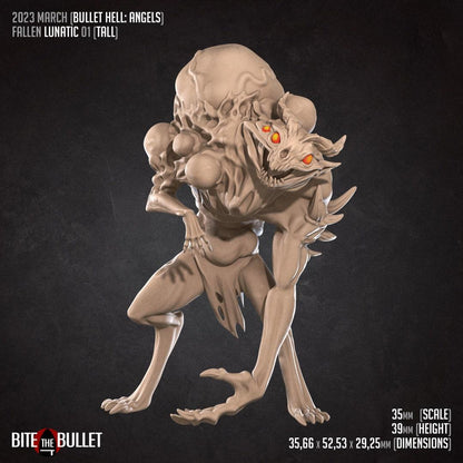 Fallen Lunatic | D&D TTRPG Miniature | Bite the Bullet