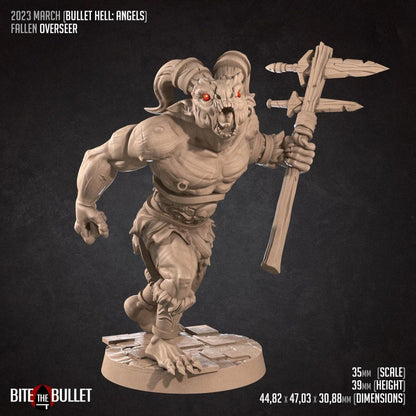 Fallen Overseer | D&D TTRPG Miniature | Bite the Bullet