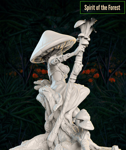 Spirit of the Forest | Tabletop Gaming or Display Miniature | BigMiniSculpting