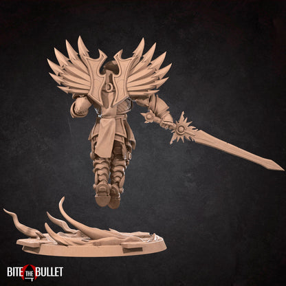 Bullet Hell, Seraphim of Justice | TABLETOP SCALE | D&D TTRPG Miniature | Bite the Bullet