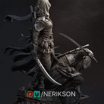Artemisia and Nasir the Unseen Blades | Garage Resin Kit Statue | D&D TTRPG Fantasy Miniature | Nerikson