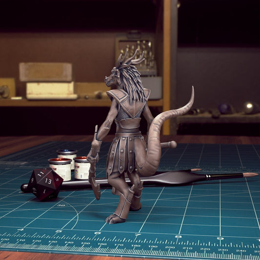 DnD Heroes Dragonborn Fighters | TABLETOP SCALE | D&D TTRPG Mini | TytanTroll Miniatures