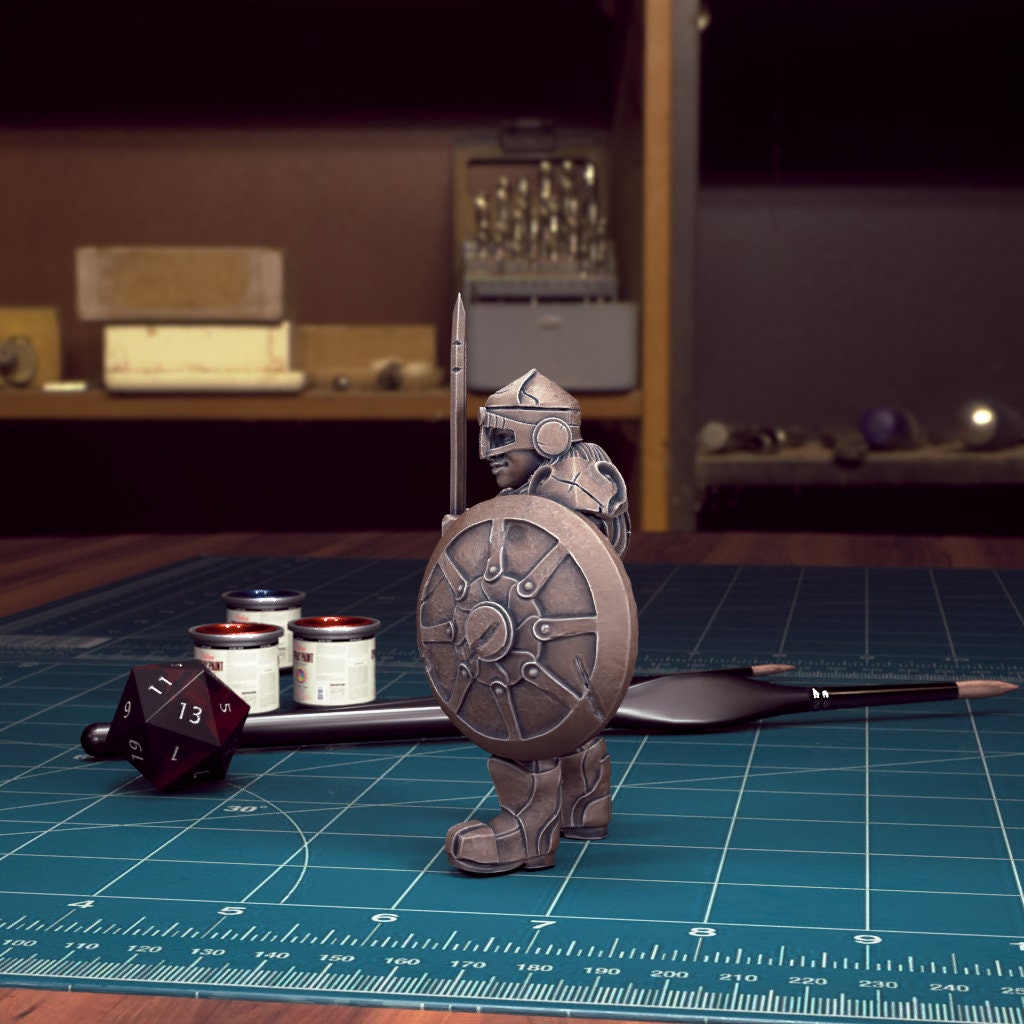 DnD Heroes Dwarf Fighters | TABLETOP SCALE | D&D TTRPG Mini | TytanTroll Miniatures