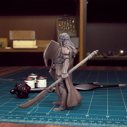 DnD Heroes Elf Fighters | TABLETOP SCALE | D&D TTRPG Mini | TytanTroll Miniatures