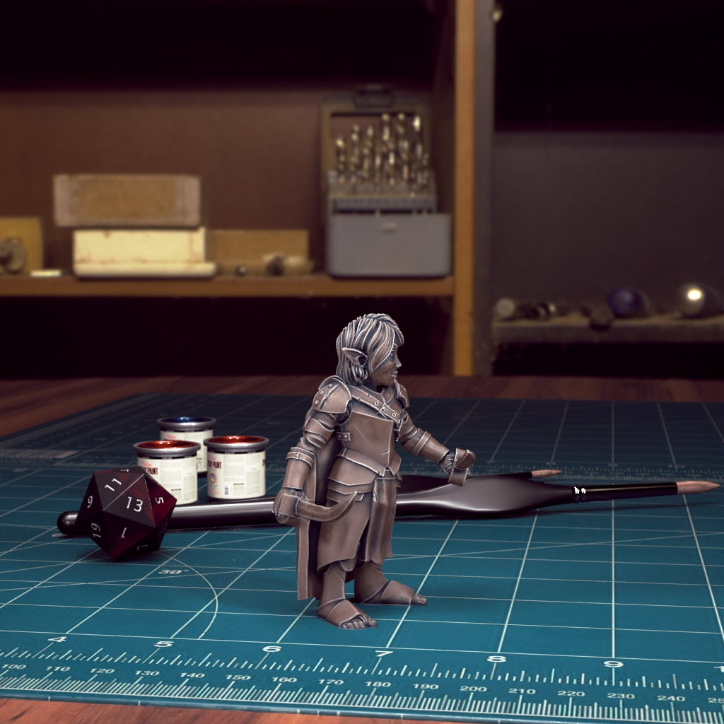 DnD Heroes Gnome Fighters | TABLETOP SCALE | D&D TTRPG Mini | TytanTroll Miniatures