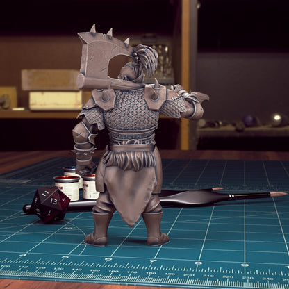 DnD Heroes Orc Fighters | TABLETOP SCALE | D&D TTRPG Mini | TytanTroll Miniatures