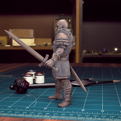 CoS Izek Strazni | D&D TTRPG Mini | TytanTroll Miniatures
