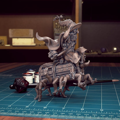 Rincewind Luggage | TABLETOP SCALE | D&D TTRPG Mini | TytanTroll Miniatures