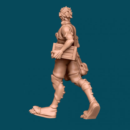 Mitchell a Werewolf Postman | D&D TTRPG Miniature | Awkward Penguin Minis