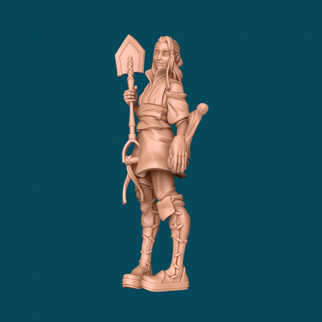 Dess Not a Gravedigger | TTRPG D&D Miniature | Awkward Penguin Minis