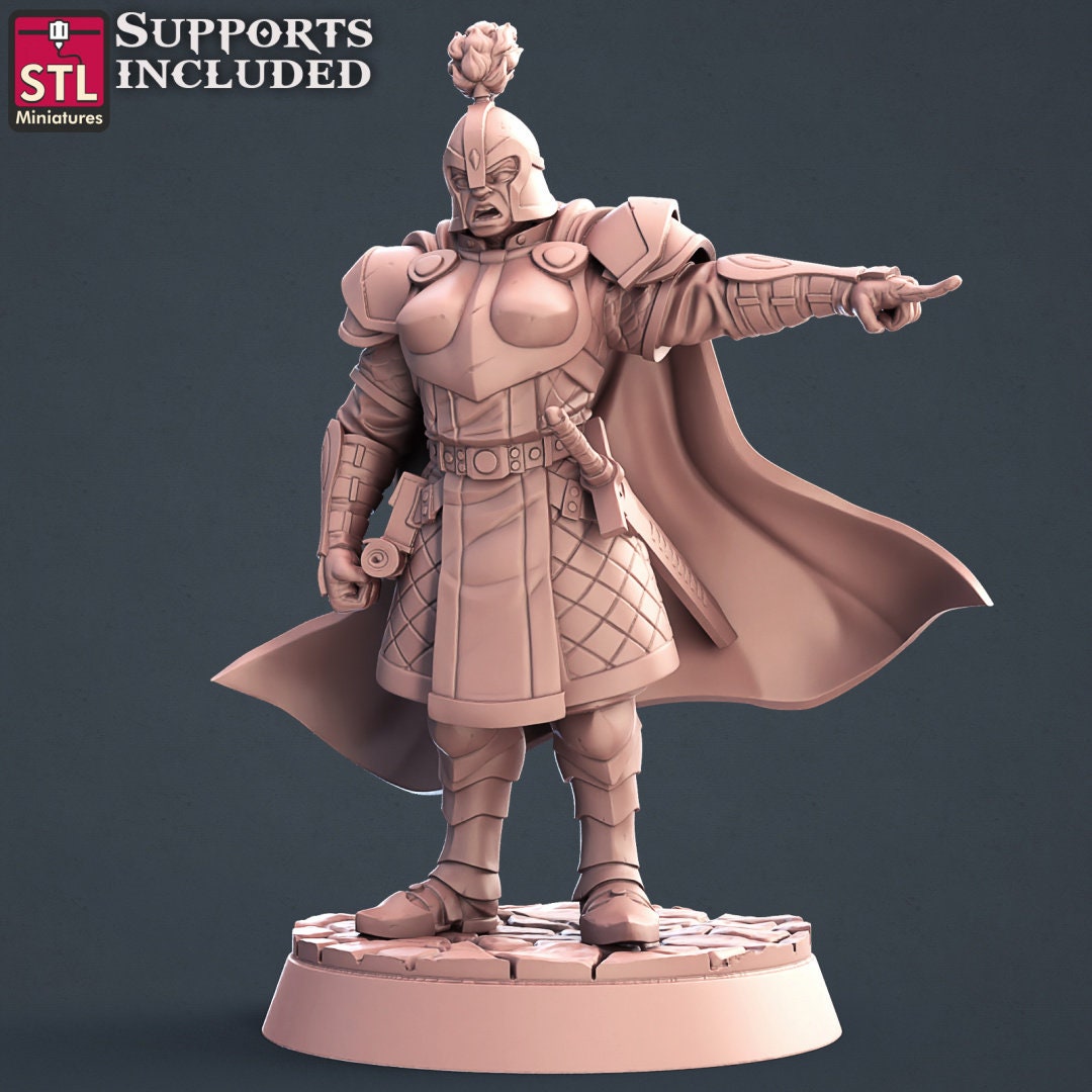 City Guard NPC Set | Tabletop Scale | D&D TTRPG Miniature | STL Miniatures