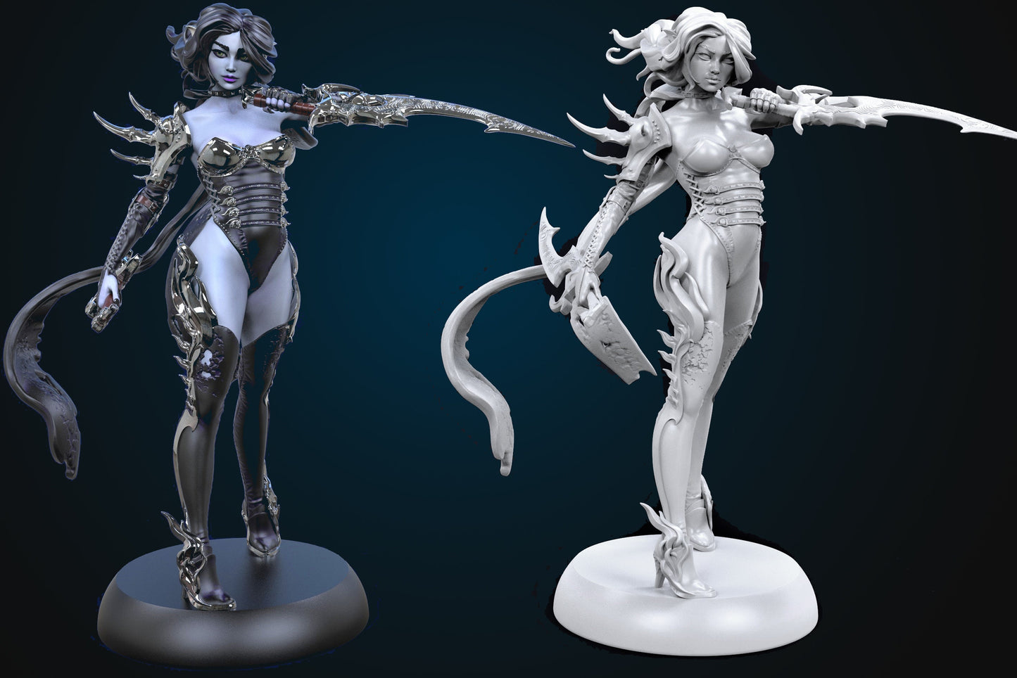 Dark Elf Assassin | TABLETOP SCALE | TTRPG Miniature | Hold My Miniatures