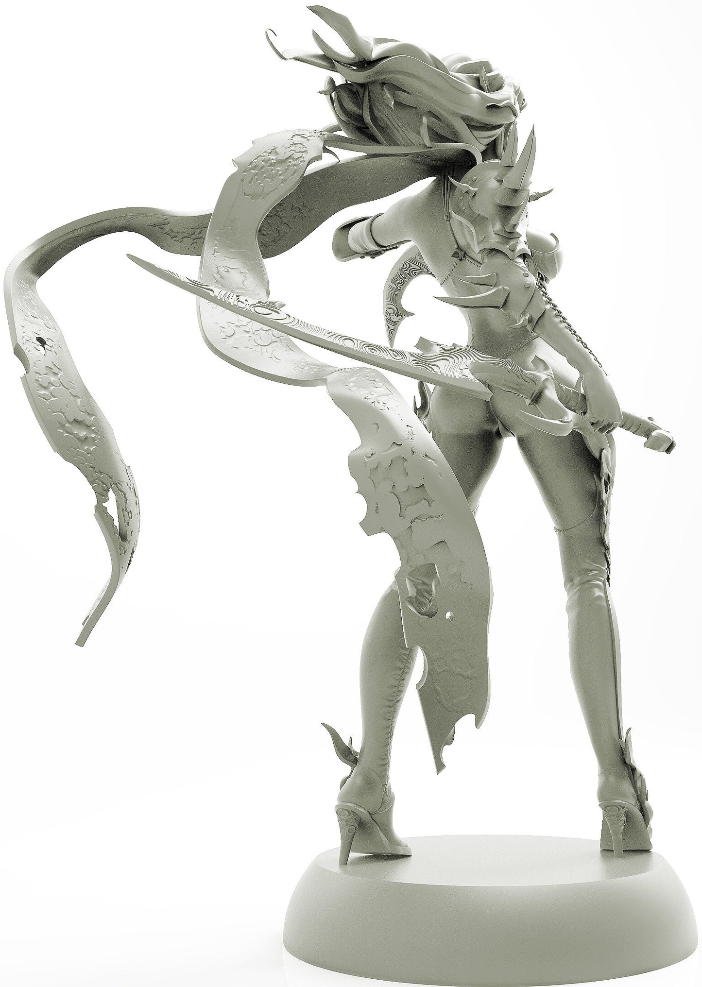 Dark Elf Assassin | TABLETOP SCALE | TTRPG Miniature | Hold My Miniatures