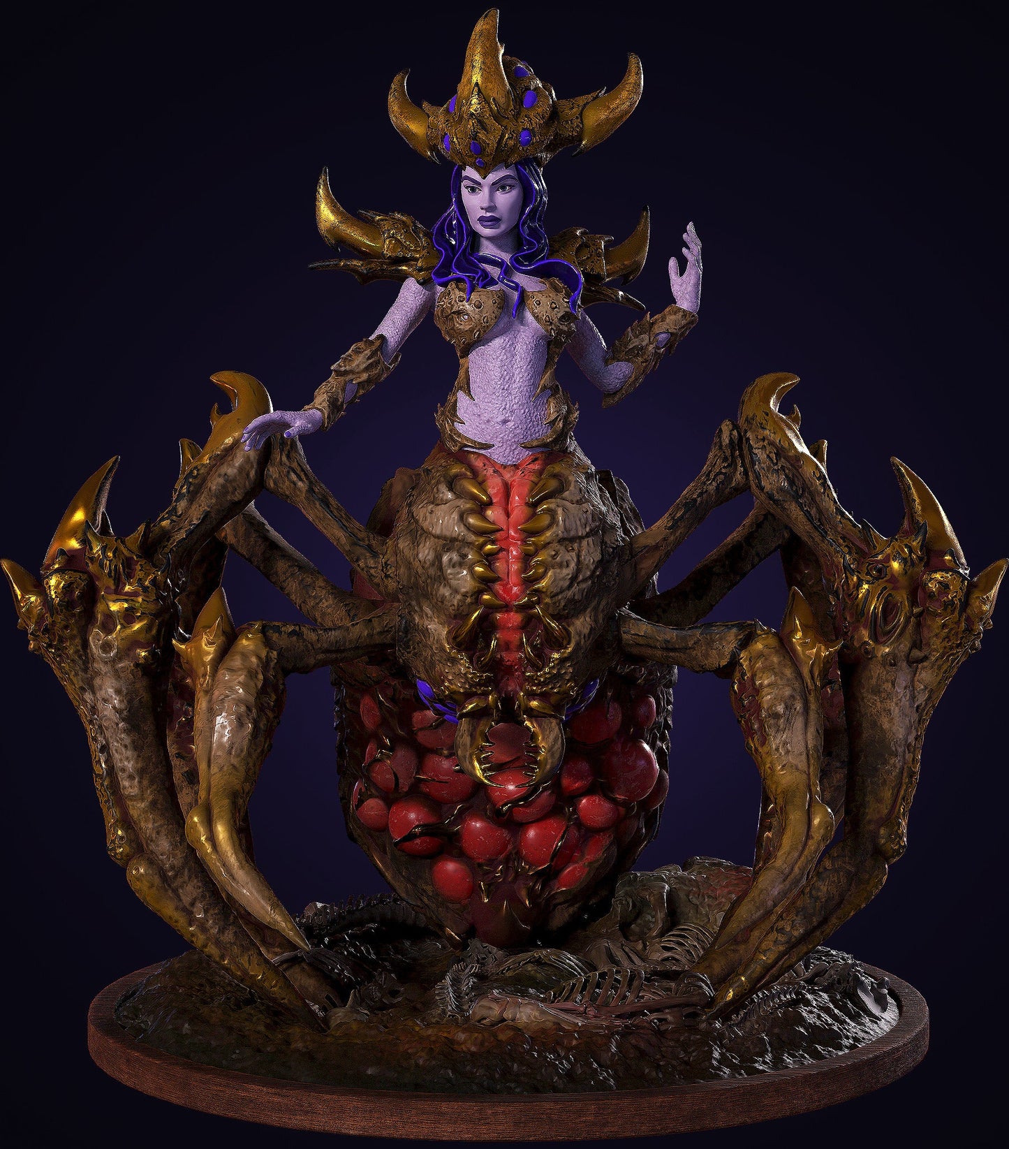 Spider Queen | TABLETOP SCALE | TTRPG Miniature | Hold My Miniatures