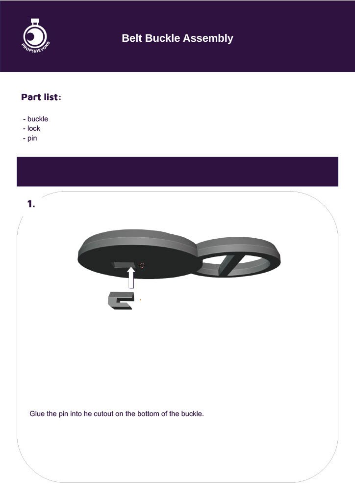 Belt Buckle of Intelligence | TTRPG LARP Gaming Prop | Puzzles & Props