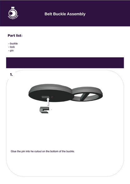 Belt Buckle of Charisma | TTRPG LARP Gaming Prop | Puzzles & Props