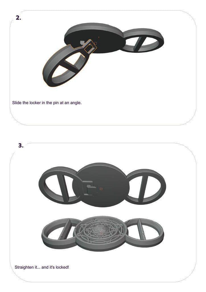 Belt Buckle of Intelligence | TTRPG LARP Gaming Prop | Puzzles & Props