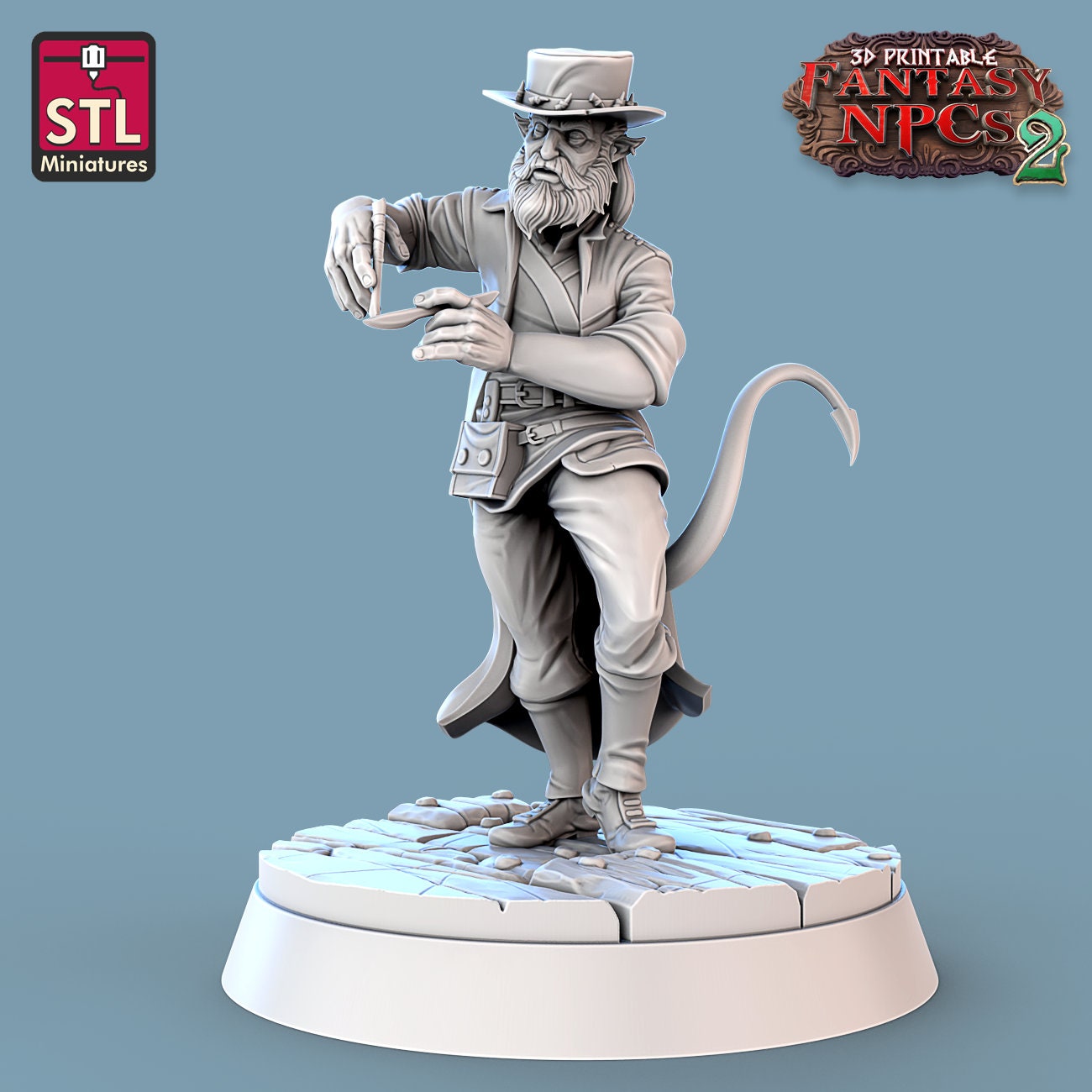 Dentist NPC Set | Tabletop Scale | D&D TTRPG Miniature | STL Miniatures