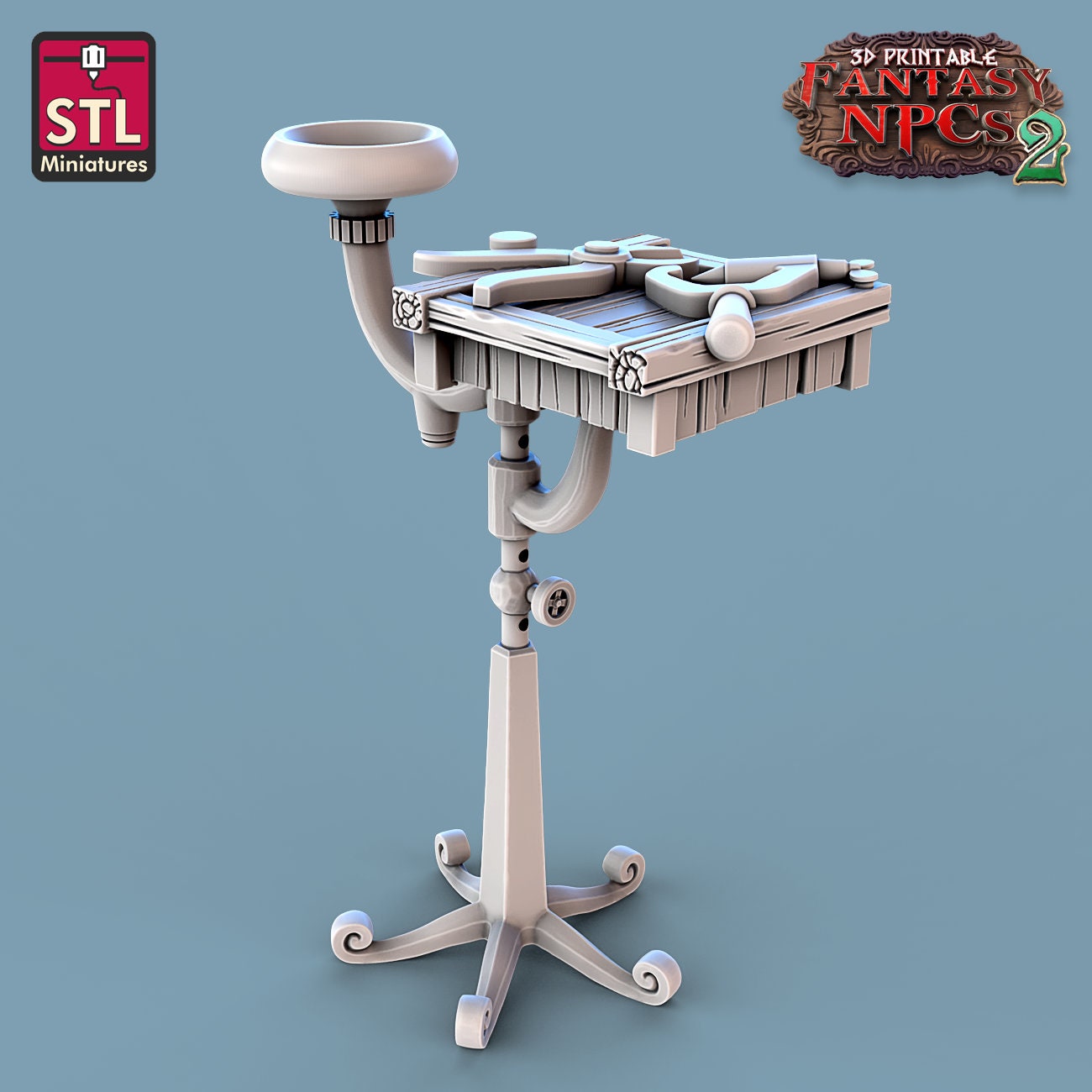 Dentist NPC Set | Tabletop Scale | D&D TTRPG Miniature | STL Miniatures