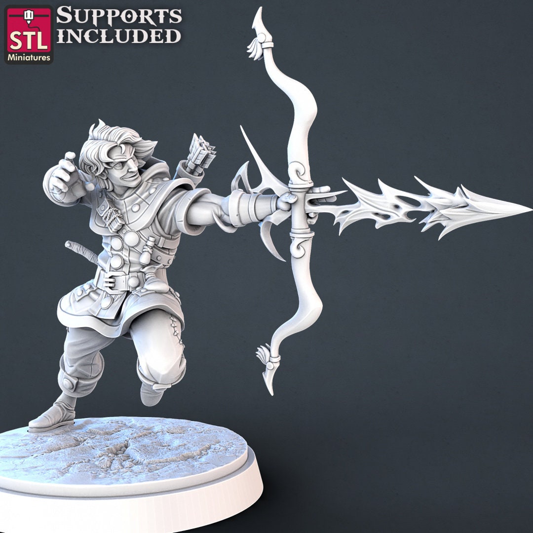 DnD D&D Cartoon Tribute NPC Set | Tabletop Gaming 3D Print | STL Miniatures