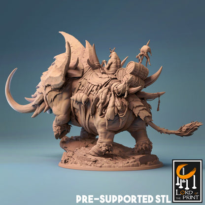 Famine, Horseman of the Apocalypse | TABLETOP SCALE | TTRPG Monster Miniature | Rescale Miniatures
