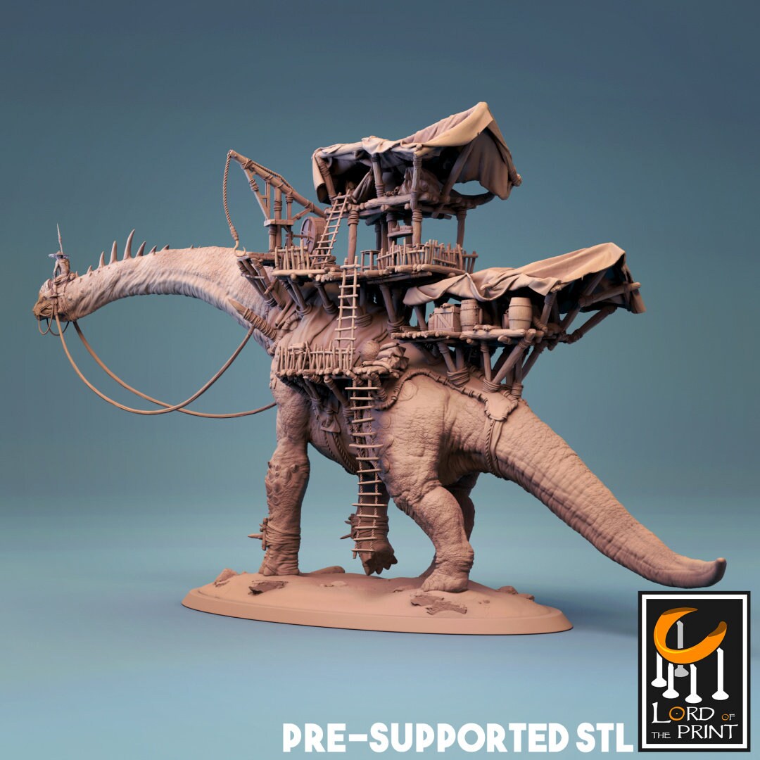 Brachiosaurus | TABLETOP SCALE | TTRPG Monster Dinosaur Miniature | Rescale Miniatures