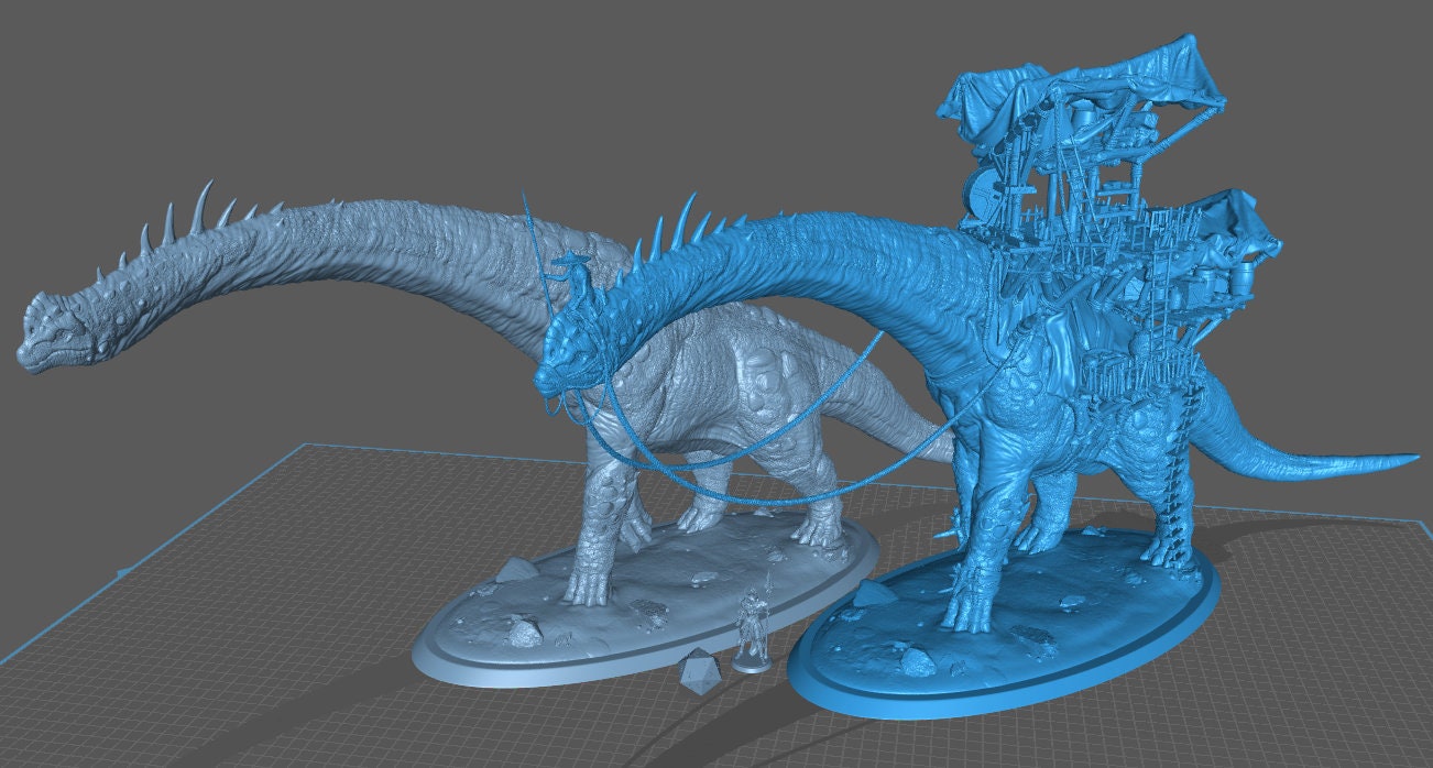 Brachiosaurus | TABLETOP SCALE | TTRPG Monster Dinosaur Miniature | Rescale Miniatures