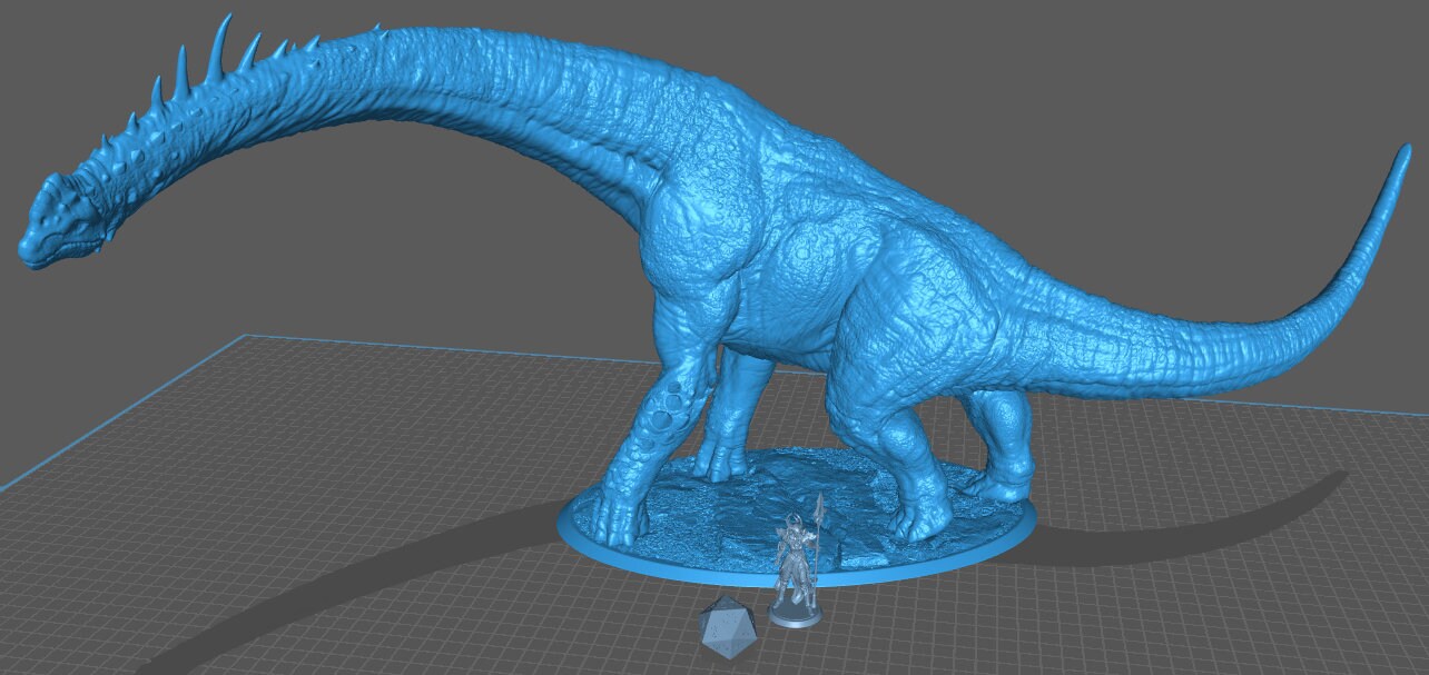 Brachiosaurus | TABLETOP SCALE | TTRPG Monster Dinosaur Miniature | Rescale Miniatures